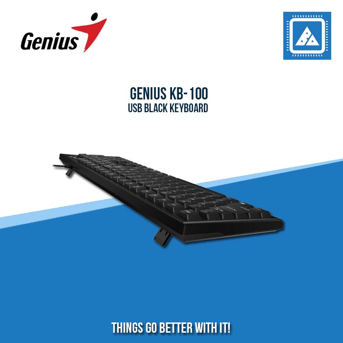 GENIUS KB-100 USB BLACK KEYBOARD GENIUS KB-100 USB BLACK KEYBOARD
